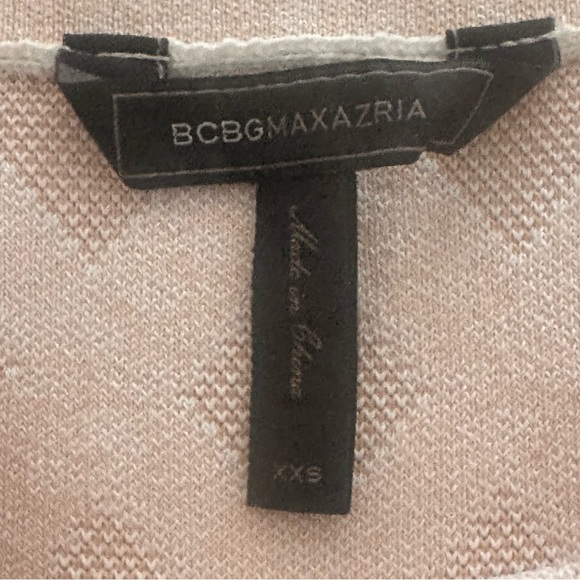 BCBGMaxAzria Cream Tan Pavel Jacquard Geometric Pencil Skirt XXS - Picture 2 of 7